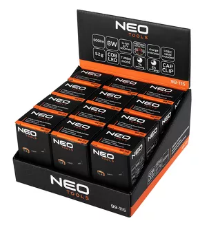 Neo Latarka czołowa akumulatorowa 500 lm USB COB LED 12 szt. 99-115 - 7