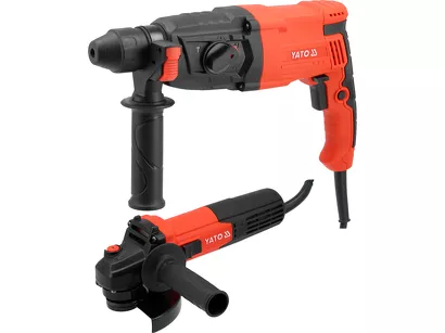 Yato Zestaw młotowiertarka SDS Plus 3,2 J i szlifierka kątowa 750 W YT-821200