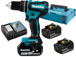 Makita Wiertarko wkrętarka udarowa akumulatorowa 18V 2 x 3Ah 2