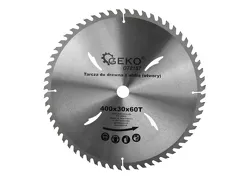 Geko Tarcza do cięcia drewna 400x30mmz otworami 60z. G78157 