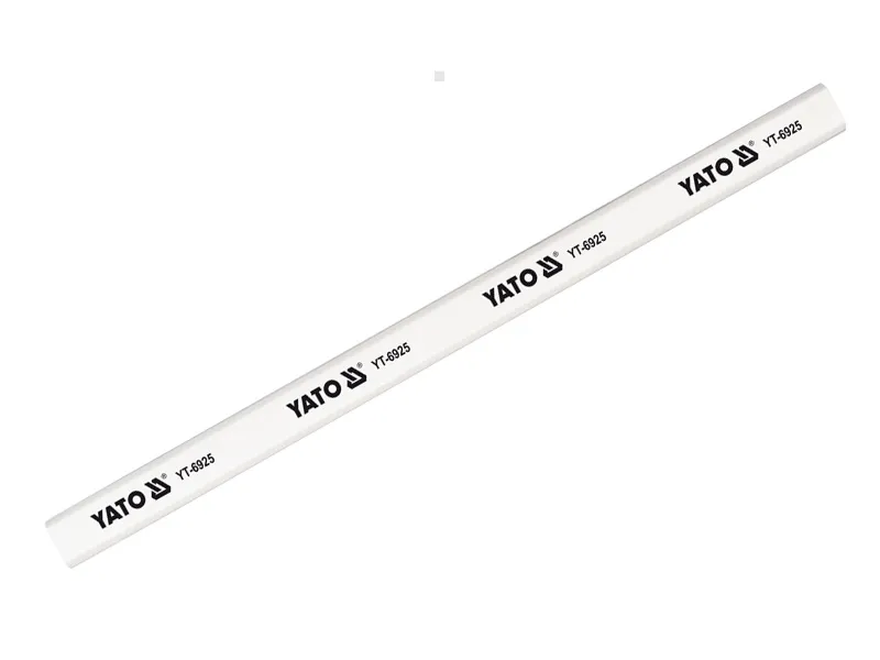 Yato Ołówek stolarski biały HB 245mm 144szt. YT-6925