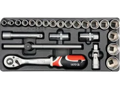 Yato Wkład do szuflady zestaw narzędzi 1/2" 24cz. YT-5537