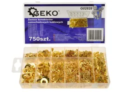 Geko Zestaw konektorów samochodowych kablowych 750szt. G02828