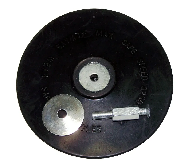 Drel Dysk gumowy z trzpieniem fibra 125mm CON-RP49 