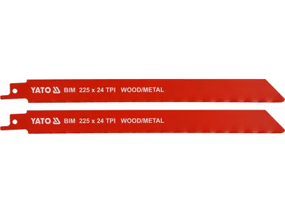 Yato Brzeszczoty do piły szablastej BIM 225 mm 24 TPI 2 szt. YT-33934