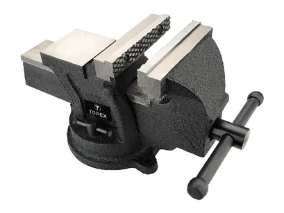 Topex Imadło warsztatowe ślusarskie obrotowe 100mm 07A210 