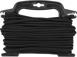 Vorel Lina pleciona PP 6 mm 20 m czarna 69469 - 2