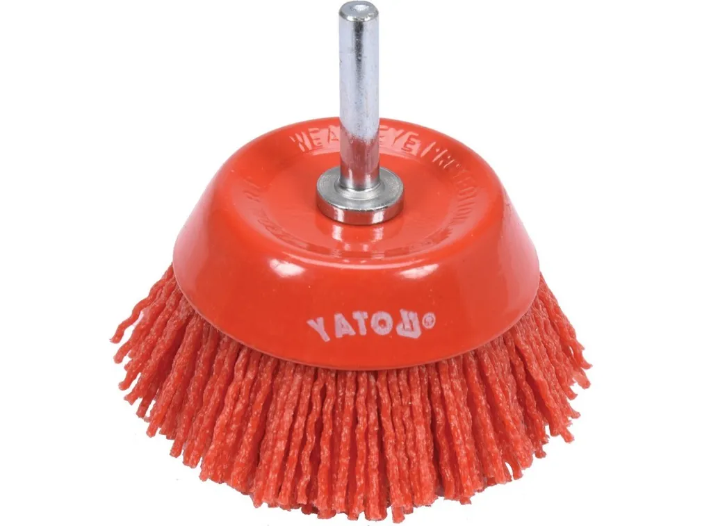 Yato Szczotka tarczowa 75mm nylon trzpień do czyszczenia YT-47782