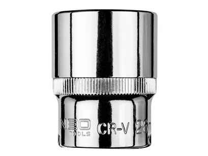 Neo Klucz nasadowy 23mm 1/2" 6-kątny 08-423