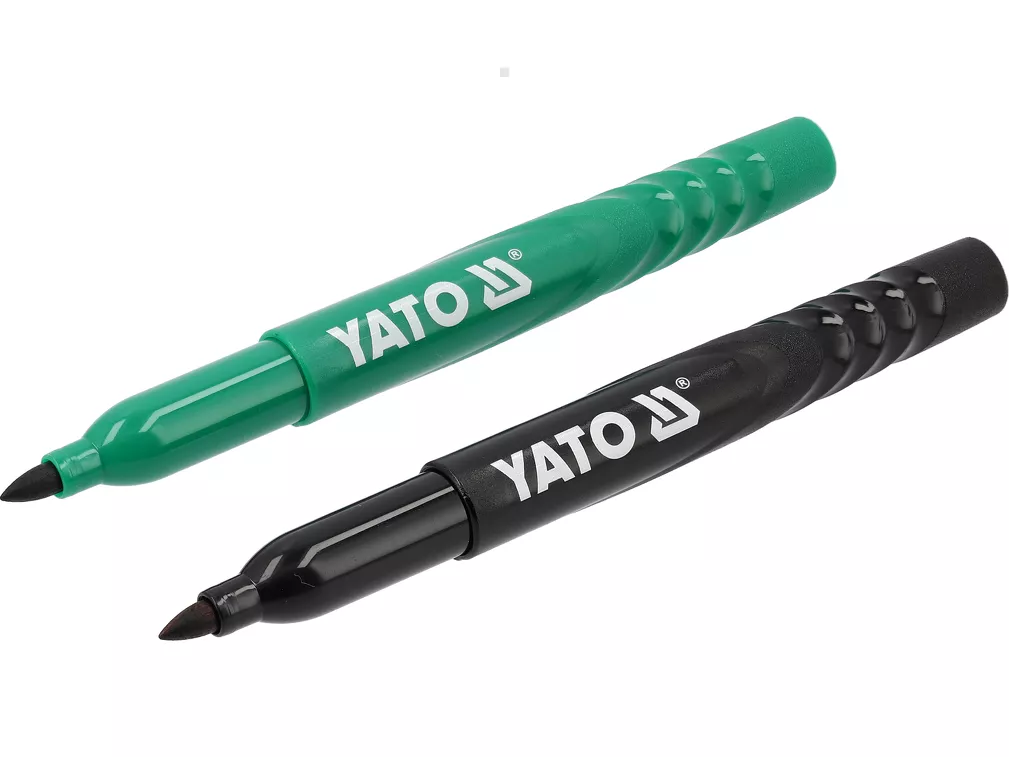Yato Markery techniczne budowlane czarny i zielony 2 szt. YT-69300