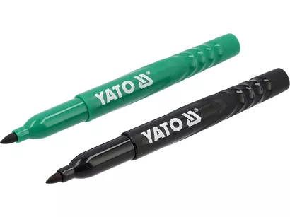 Yato Markery techniczne budowlane czarny i zielony 2 szt. YT-69300