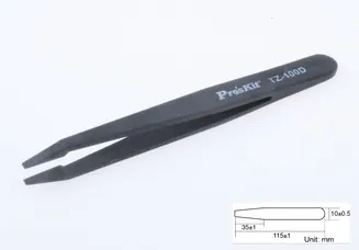 Proskit Penseta ESD Carbon Fiber 115mm antyelektrostatyczna TZ-100D - 4