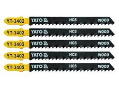 Yato Brzeszczoty do wyrzynarek HCS do drewna 8 TPI 5 szt. YT-3402 