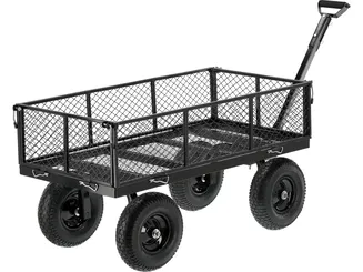 Yato Wózek ogrodowy XL z pokrowcem i kołami terenowymi 450kg YT-86970 - 6