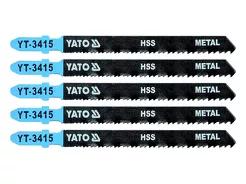 Yato Brzeszczoty do wyrzynarek HSS do metali 24-10 TPI 5 szt. YT-3415  
