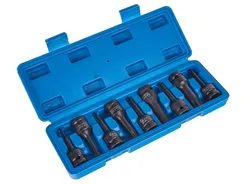 Geko Klucze trzpieniowe udarowe Torx 1/2" zestaw T20-T70 G10526