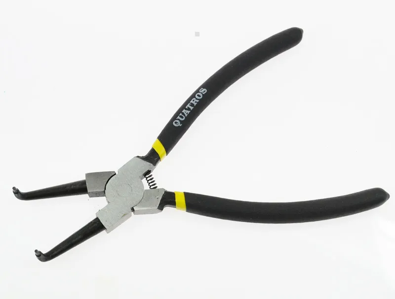 Quatros Szczypce do pierścieni Segera wewnętrzne wygięte 325mm QS53014