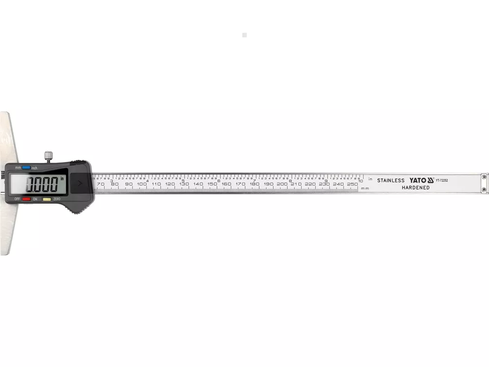 Yato Głębokościomierz elektroniczny 250 mm YT-72252