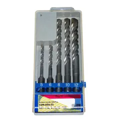 Drel Wiertła do betonu SDS Plus kpl. 5szt. 5.0-10.0mm CON-SDS-Z5 
