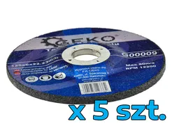 Geko Tarcza do szlifowania metalu 125x6mm 5szt. G00009 
