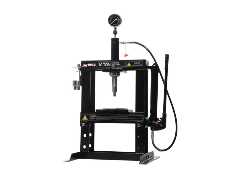 AWTOOLS Prasa hydrauliczna z manometrem 10T AW20055