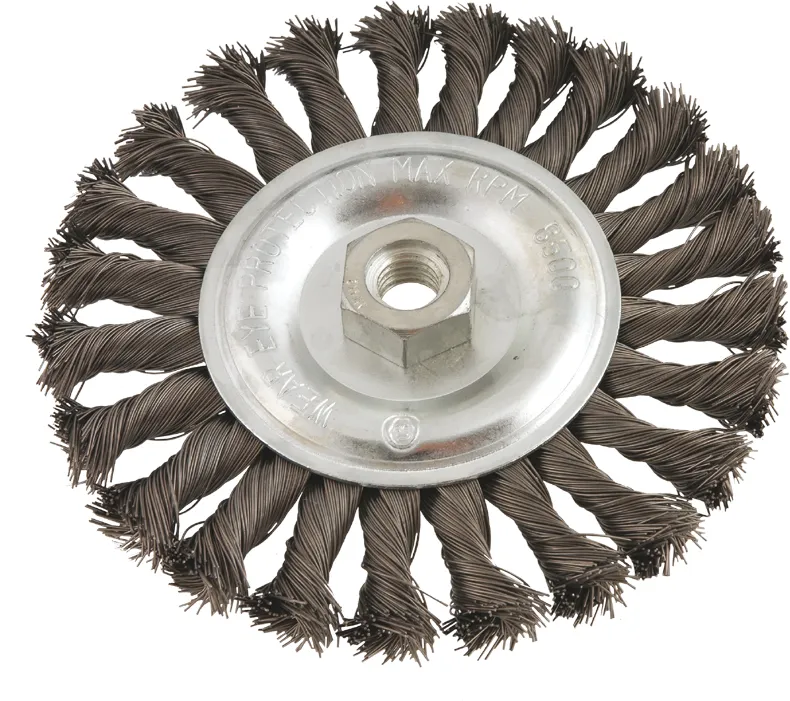 Verto Szczotka tarczowa z drutu stalowego splatanego 150mm M14  62h141