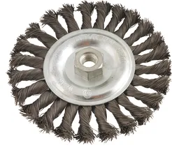 Verto Szczotka tarczowa z drutu stalowego splatanego 150mm M14  62h141