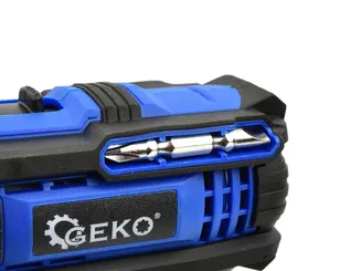 Geko Wiertarko wkrętarka z udarem 21V 2x2Ah G80656 - 8