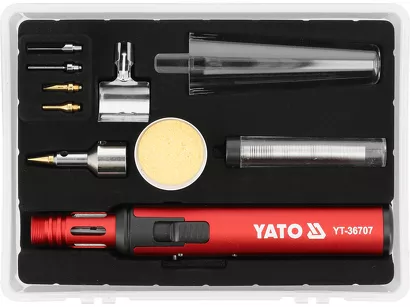Yato Lutownica gazowa 360° z akcesoriami YT-36707