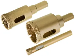 Drel Wiertła otwornice diamentowe - diament lutowany 6mm CON-AOD-1106