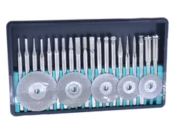 XL Tools Frezy diamentowe mini + tarcze diamentowe 25el. KAM25