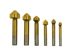 Geko Frezy stożkowe fazowniki 6,3-20,5mm 6el. G38520