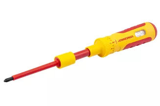Jonnesway Wkrętak dynamometryczny izolowany 1-6Nm z zestawem grotów TV0206NS - 5