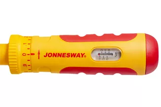 Jonnesway Wkrętak dynamometryczny izolowany 1-6Nm z zestawem grotów TV0206NS - 6
