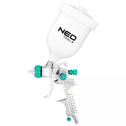 Neo Pistolet lakierniczy górny zbiornik 0.6 l, dysza 1.4 mm, HVLP 14-700