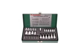 Jonnesway Komplet kluczy wpustowych Torx i E S06H232S