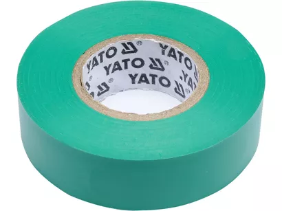 Yato Taśma elektroizolacyjna PVC zielona 19 mm x 20 m YT-81652