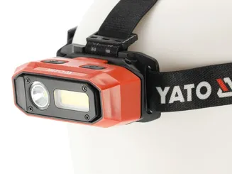 Yato Latarka czołowa akumulatorowa 800 lm, czujnik ruchu YT-08594 - 2