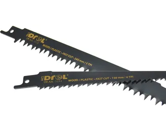 Drel Brzeszczot do piły szablastej HCS do drewna 150 mm DR-AJL-1111  - 2