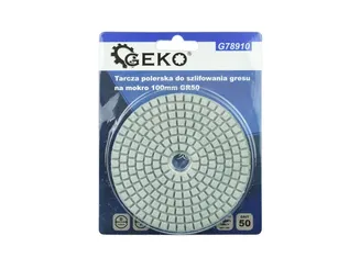 Geko Tarcza do szlifowania gresu 100mm GR50 na mokro G78910 - 4
