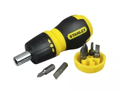Stanley Wkrętak z grzechotką krótki MULTI-BIT + 6 końcówek 0-66-358 