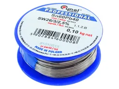 Cynel Cyna z topnikiem w szpuli SN60PB40 1mm/100g  02205
