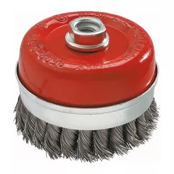 Graphite Szczotka druciana doczołowa splatana INOX M14 100mm  57h587 