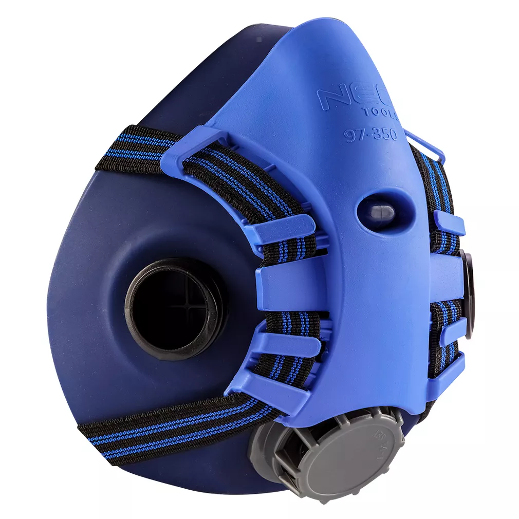 NEO Tools Półmaska silikonowa z miejscem na dwa pochłaniacze (bez pochłaniaczy) 97-350