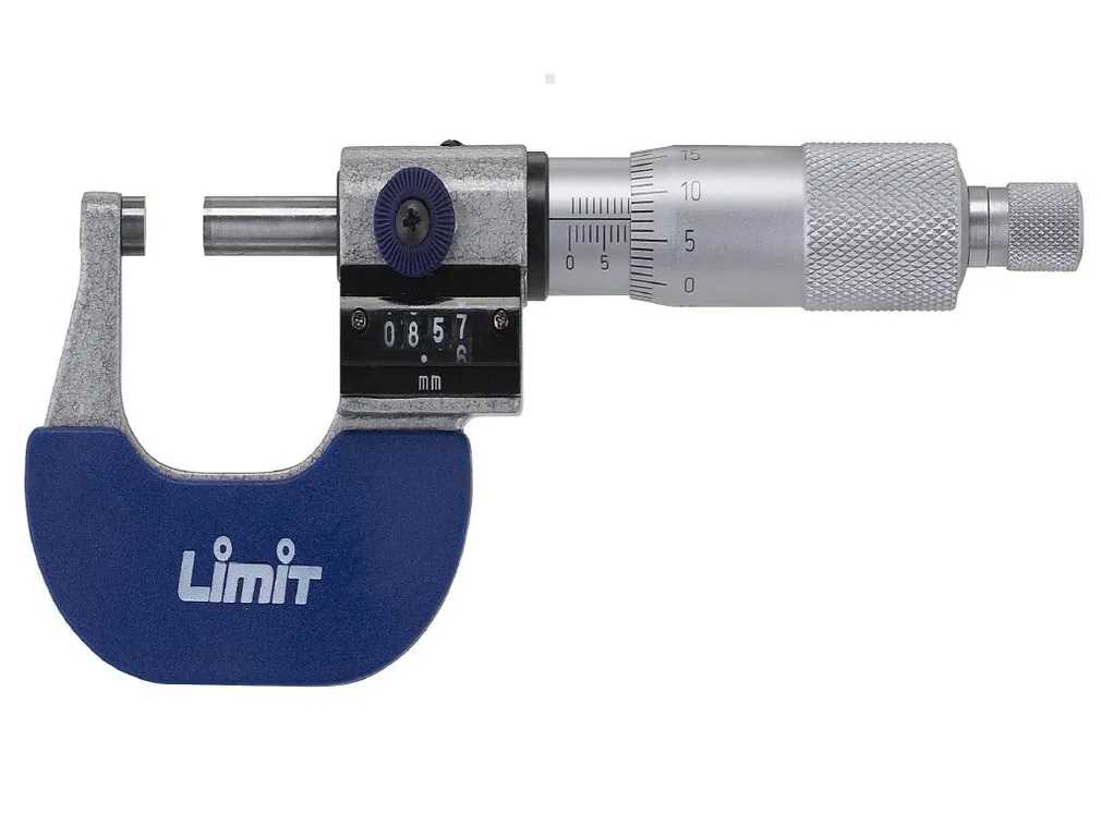 Limit Mikrometr zewnętrzny 0-25 mm z licznikiem mechanicznym 119100105 