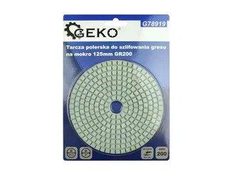 Geko Tarcza do szlifowania gresu 125mm GR200 na mokro G78919 - 4