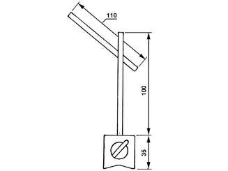 Limit Statyw magnetyczny do czujników zegarowych miniaturowy 151280104  - 2