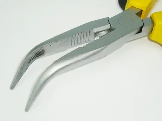 Drel Szczypce wydłużone wygięte 160mm CON-SZ-7029  - 2
