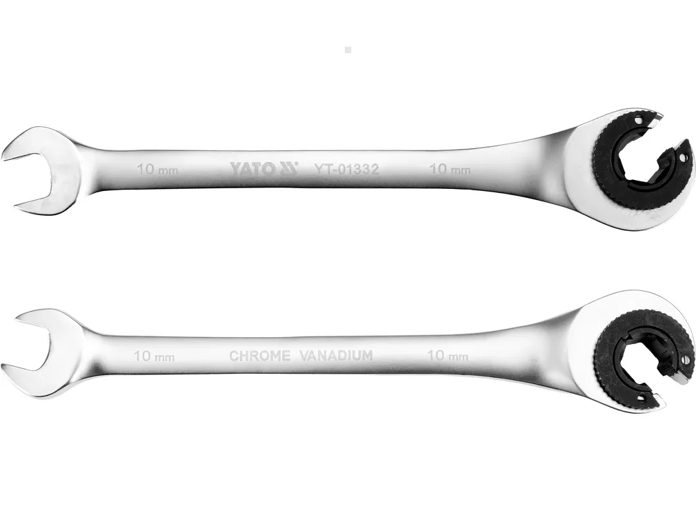 Yato Klucz półotwarty z grzechotką 10 mm YT-01332