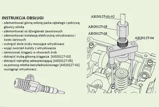 Jonnesway Ściągacz wtryskiwaczy VW-AUDI TDI AI020127 - 5